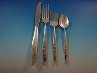 Young Love by Oneida Sterling Silver Flatware Set For 8 Service 48 Pieces
