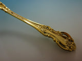 Grand Victorian by Wallace Sterling Silver Flatware Service 8 Set Gold Vermeil