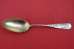 Fontainebleau by Gorham Sterling Salad Serving Spoon BC GW Frosted 10 3/8"