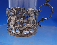 W. Mammatt and Son English Estate Sterling Silver Cup Holder w/Glass Liner #6958