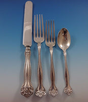 Raleigh by Alvin Sterling Silver Flatware Set For 8 Service Dinner 51 Pieces