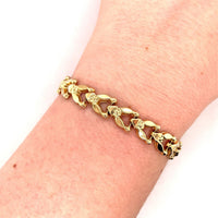 14k Yellow Gold Fancy Bracelet (#J5533)
