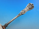 English King by Tiffany and Co Sterling Silver Waffle Server Pierced Floral 9"