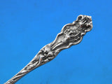 Irian by Wallace Sterling Silver Strawberry Fork Figural 4 3/4" Art Nouveau