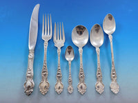 Violet by Wallace Sterling Silver Flatware Service for 8 Set 60 pcs no monograms