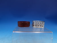 Roden Canadian Sterling Silver Salt Cellar with red glass liner 782 (#7438)