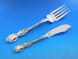 Violet by Wallace Sterling Silver Flatware Service for 12 Set 76 pieces Dinner