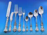 King Edward by Whiting Sterling Silver Flatware Set 12 Service 110 pieces Dinner