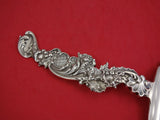 Shiebler Sterling Silver Asparagus Fork Cast Handle Cornucopia Motif #3925 10"