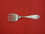 Olive by Hiram Chase Coin Silver Sardine Fork Brite-Cut 5 7/8" Maine c.1800's