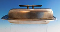 Jade Plain by Towle / Contempra House Sterling / SP Butter Dish Covered (#2226)