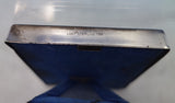 Lunt Sterling Silver Picture Frame Blue Velvet Stand #1186 (Broken Glass) #6885