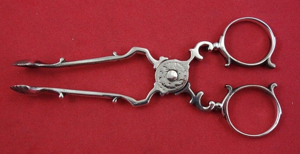 English Georgian Sterling Silver Sugar Nips scissor style  4 1/4"