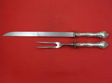 Alencon Lace by Gorham Sterling Silver Roast Carving Set 2pc HH WS Heirloom