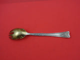 Lap Over Edge Acid Etched by Tiffany & Co Sterling Ice Cream Fork plant 5 3/4"