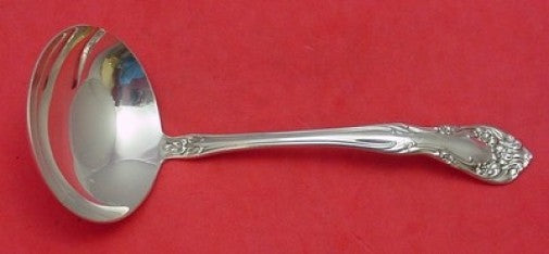 Chateau Rose by Alvin Sterling Silver Gravy Ladle 6 1/8" Serving Silverware