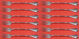 Grand Colonial by Wallace Sterling Silver Cocktail Fork Set 12 pieces 5 5/8"