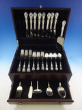 Chateau Rose by Alvin Sterling Silver Flatware Set 8 Service 38 Pcs Dinner Size