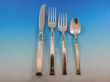 Silver Rose by Oneida Sterling Silver Flatware Set for 12 Service 80 Pieces