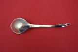 Ornamental By Georg Jensen Sterling Silver Sugar Spoon #47 w/ leaf bowl 4 5/8"