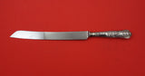 English Estate Sterling Silver Wedding Cake Knife Shell Queens Handle Orig 12.5"