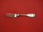 Filet Contour Threaded by Puiforcat French Sterling Silver Dinner Fork 7 3/4"