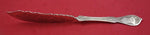 Coin Silver by Albert Coles Master Butter flat handle Brite-Cut twisted 7 1/2"