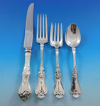 Violet by Whiting Sterling Silver Flatware Set For 6 Service 24 Pieces