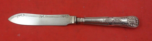 English Estate Sterling Silver Fish Knife Sheffield 1922 HH SP  8 5/8"