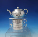 Apollo by Unknown Silverplate Tea Set Single Serving Tea Pot Creamer Cup (#5189)