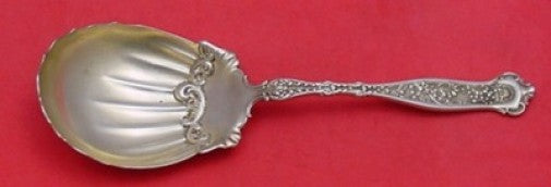 Dresden by Whiting Sterling Silver Berry Spoon Vermeil Fancy Bowl 7 3/4"