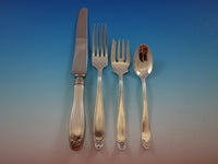 Puritan by Stieff Sterling Silver Flatware Set Service 24 pieces