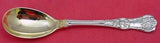 English King by Tiffany and Co Sterling Silver Egg Spoon Gold Washed 4 1/2"
