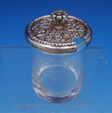 Repousse by Kirk Jam Jar with Cut Crystal and Sterling Silver Lid #17 (#8038)