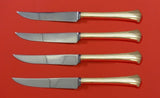 Newport Scroll by Gorham Sterling Silver Steak Knife Set 4pc HHWS Custom 8 1/2"