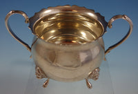 Sterling Silver Sugar and Creamer w/ Underplate Set 3pc Lion Feet (#2570)