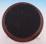 Grape by SJC .950 Silver and Wood Champagne Coaster 2" x 5" (#7787)