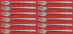 Camellia by Gorham Sterling Silver Cocktail Fork Set 12 pieces 5 5/8"