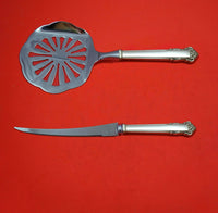 English Shell by Lunt Sterling Silver Tomato Serving Set 2-Piece Custom Made