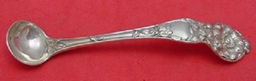Wild Rose By Watson Sterling Silver Mustard Ladle 4 3/4" Custom