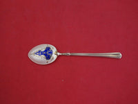 English Estate Sterling Silver Demitasse Spoon set of 6 in fitted box 1960 4"