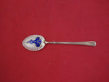 English Estate Sterling Silver Demitasse Spoon set of 6 in fitted box 1960 4"
