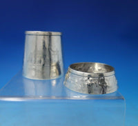 Arts and Crafts by Shiebler Sterling Silver Smoking Set 4pc #117B (#5902)