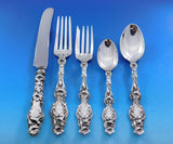 Lily by Gorham (Whiting) Sterling Silver Flatware Set 12 Service 60 pcs Dinner