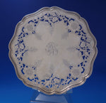 Floral by Gorham Sterling Silver Serving Tray Bright-Cut Pierced #553A (#7198)