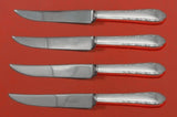 Moonglow by International Sterling Silver Steak Knife Set 4pc HHWS Custom 8 1/2"