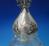 Shiebler Sterling Silver Liquor Bottle with Cut Crystal #4852 c.1900 (#5719)