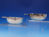Tane Mexican Sterling Silver Dip Dish / Salsa Pair Snake Handle Hammered (#7990)