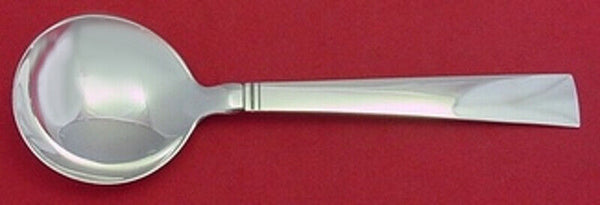 Blok-Acadia by Georg Jensen Sterling Silver Cream Soup Spoon 6 1/4" Silverware