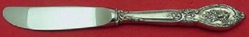 Rose Elegance By Lunt Sterling Silver Butter Spreader HH Modern 6 1/4"